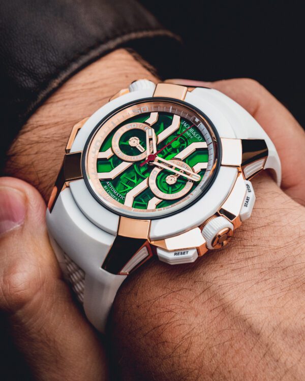 Jacob & Co Epic X Chrono 47mm Green Dial (Rose Gold) - Image 4