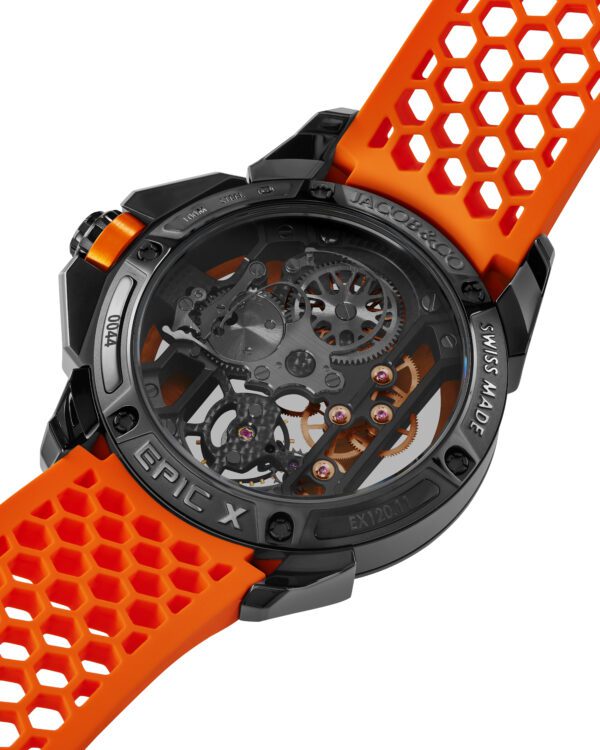 Jacob & Co Epic X Bridges Black Steel (Orange) - Image 4