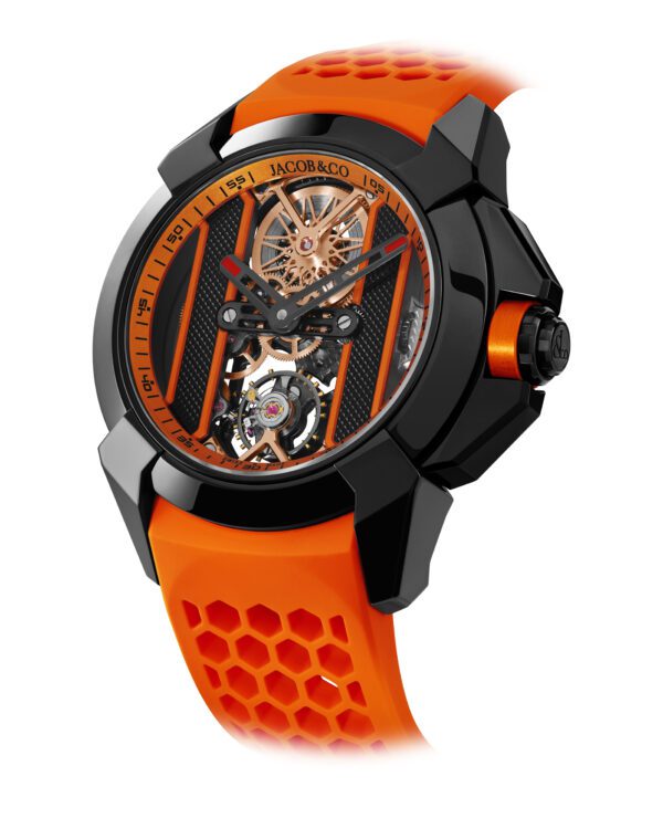 Jacob & Co Epic X Bridges Black Steel (Orange) - Image 3