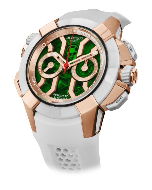 Jacob & Co Epic X Chrono 47mm Green Dial (Rose Gold)