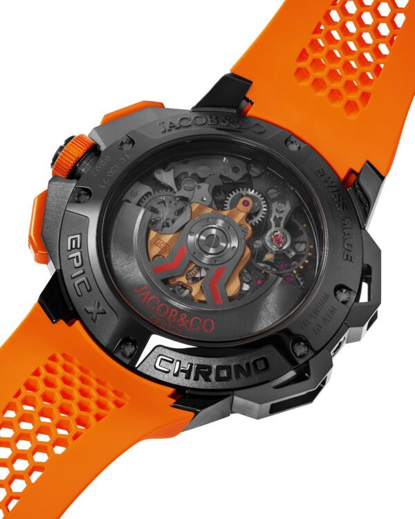 Jacob & Co Epic X Chrono 44mm Black Titanium (Orange) - Image 3