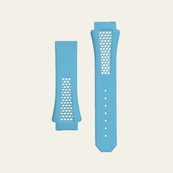 Jacob & Co Light Blue Epic X Chrono 44mm Honeycomb Strap - M