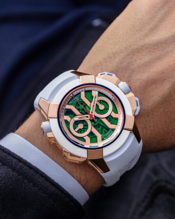 Jacob & Co Epic X Chrono 47mm Green Dial (Rose Gold) - Image 3