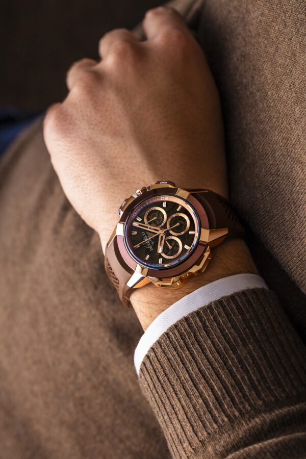 Jacob & Co Epic X Chrono 44mm Tri-Compax Brown - Image 4