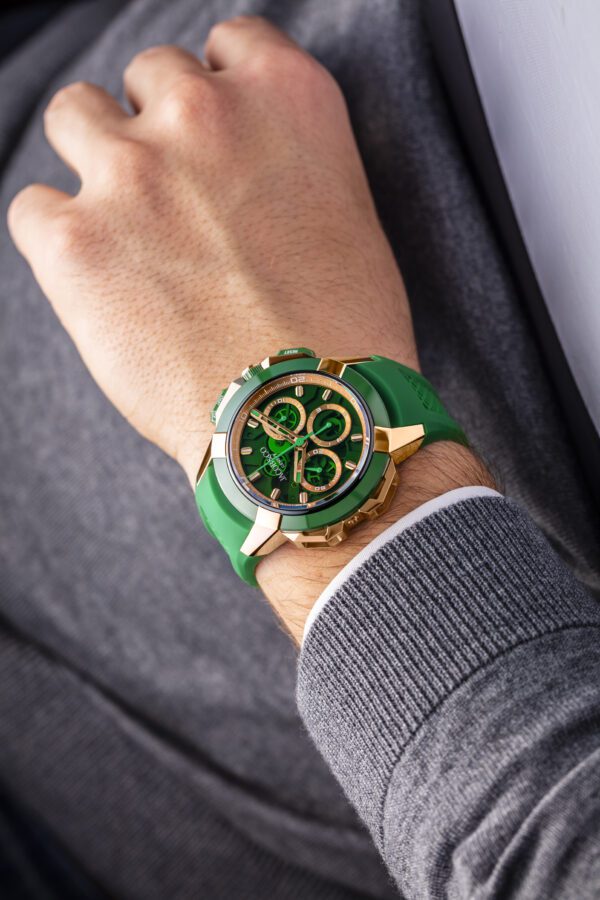 Jacob & Co Epic X Chrono 44mm Tri-Compax Green - Image 2