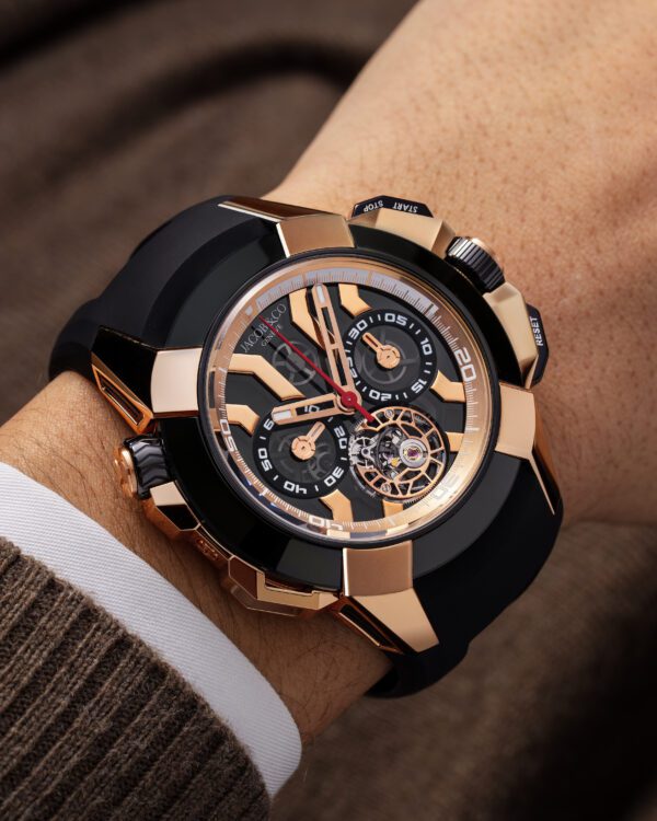 Jacob & Co Epic X Chrono Tourbillon 47mm Rose Gold & Titanium - Image 2