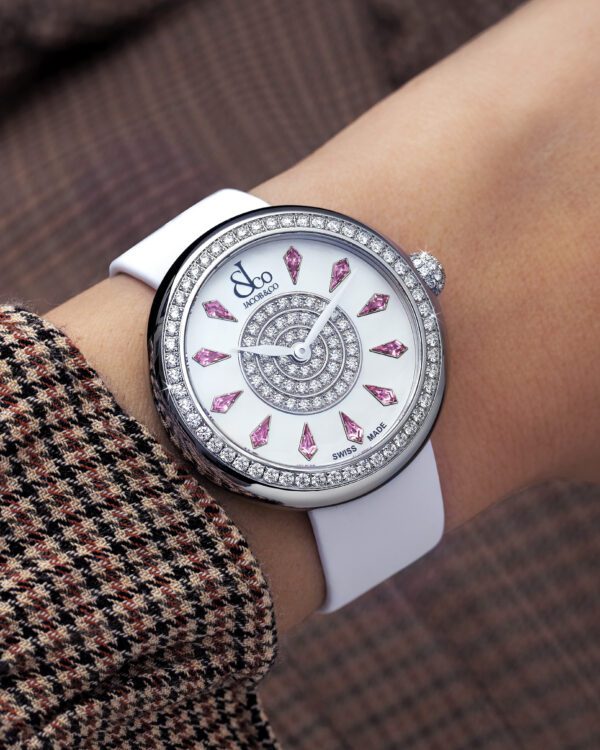 Jacob&Co Brilliant Pink Sapphires in Stainless Steel - Image 8