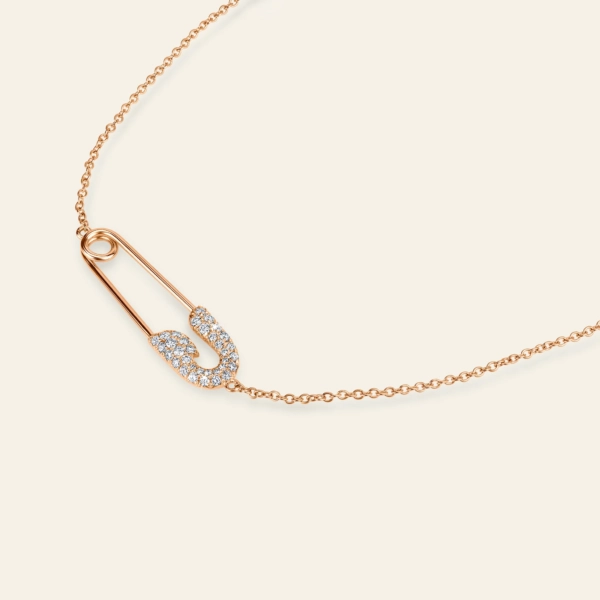 Jacob & Co Securus Diamond Necklace (Rose Gold) - Image 3