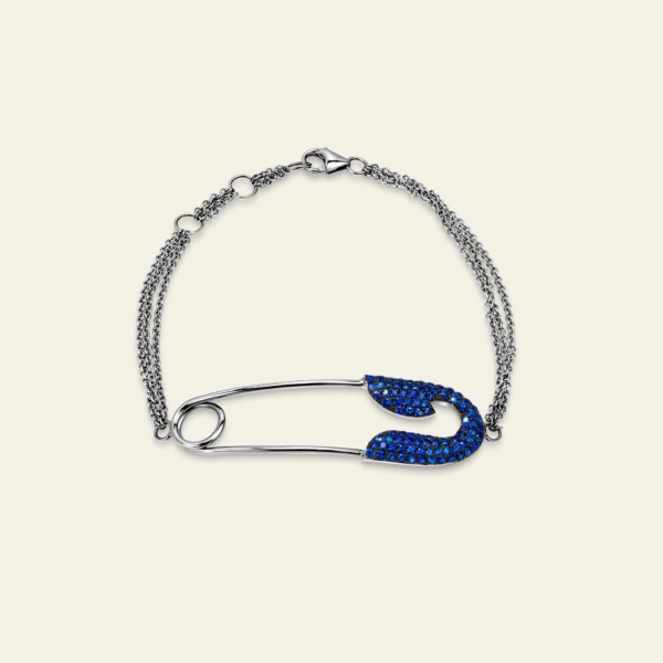 Jacob & Co Securus Curved Sapphire Bracelet