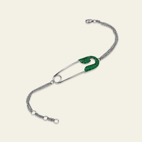 Jacob & Co Securus Curved Tsavorites Bracelet - Image 2
