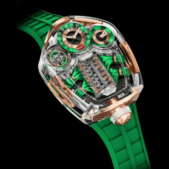 BUGATTI TOURBILLON SAPPHIRE CRYSTAL (Clear/Green)