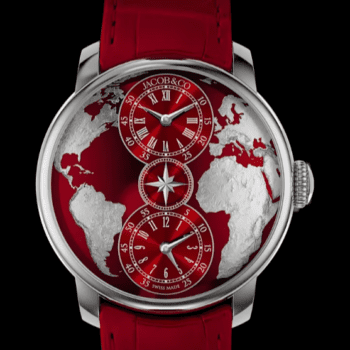 The World Is Yours Dual Time Zone (Red)