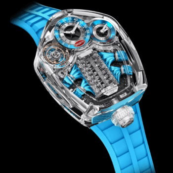 BUGATTI TOURBILLON SAPPHIRE CRYSTAL (Clear/Blue)